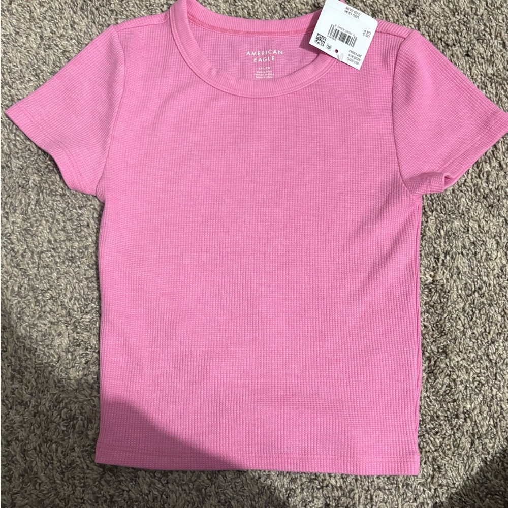 American Eagle Outfitters Kids Short Sleeve Pink Tee